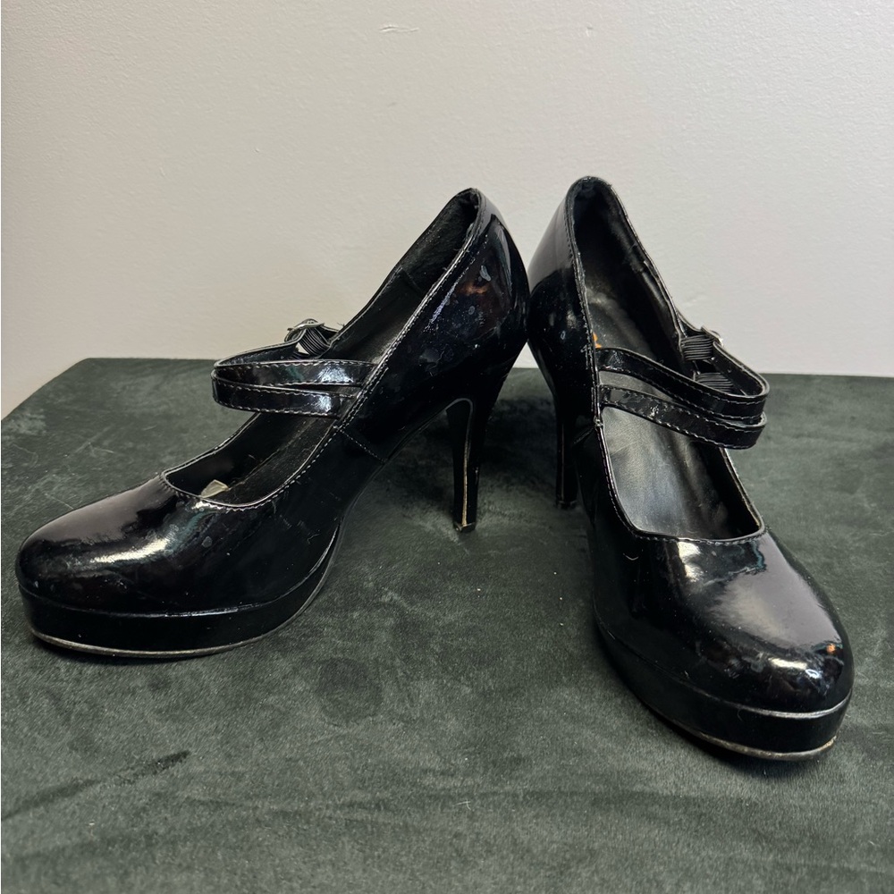 BUNDLE SALE-  Black Patent Mary Jane High Heel Pumps